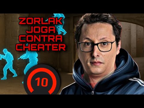 ZORLAK JOGA FACEIT CONTRA CHEATER E FICA LOUCO !