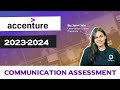 Accenture Communication Assessment 2023 Accenture Communication Test