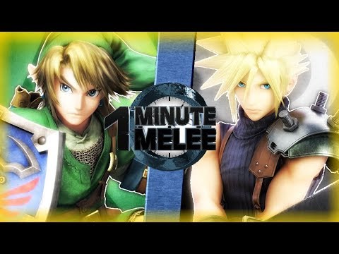 Link vs Cloud (Zelda vs Final Fantasy) One Minute Melee S6 EP8
