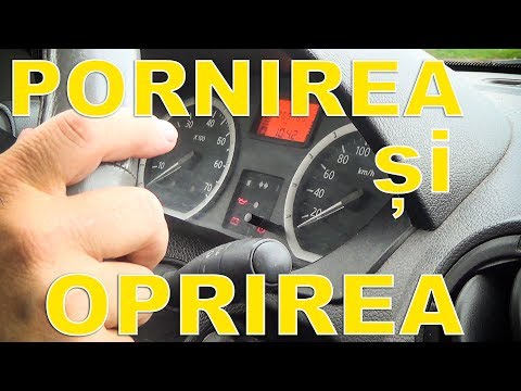 MANEVRELE PENTRU PORNIREA SI OPRIREA MASINII