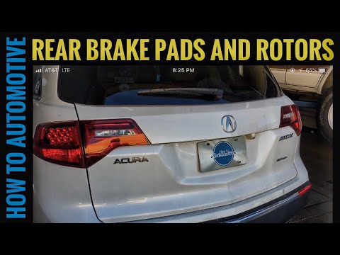 How To Replace Rear Brake Pads And Rotors On A 2007-2013 Acura MDX