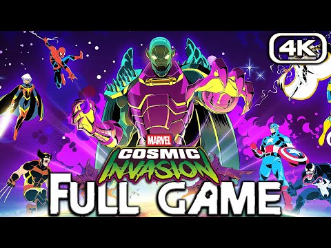 MARVEL COSMIC INVASION Gameplay Walkthrough FULL GAME (4K 60FPS) No Commentary