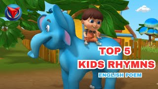 Three little pigs | Top 5 English Poem | Best rhyme for kids