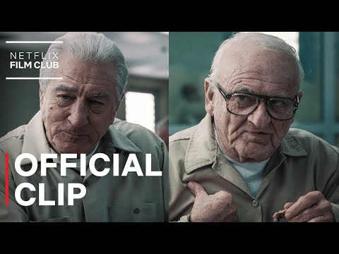 The Irishman | Joe Pesci & Robert De Niro Break Bread Scene | Netflix