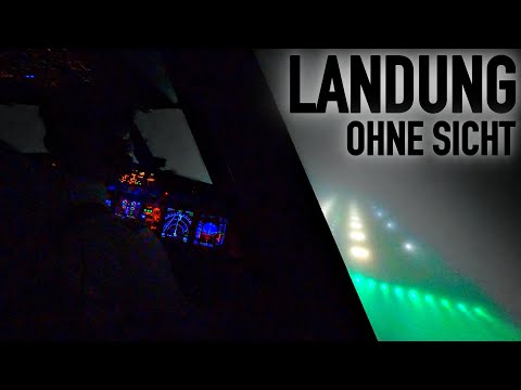 Landung ohne Sicht! Autoland in Frankfurt | A330neo Cockpit POV | AeroNewsGermany