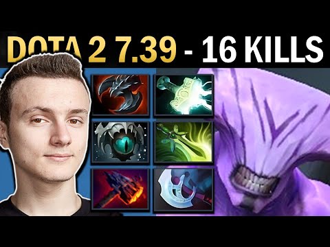 Faceless Void Gameplay Miracle with 16 Kills and Manta - Dota 7.39