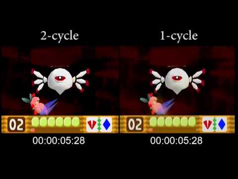 Kirby 64 100% - Zero2 2-Cycle vs. 1-Cycle Comparison