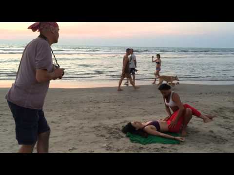 Thai massage on the beach - Goa India