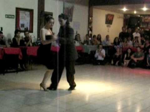  Fernando Sanchez  and  Ariadna Naveira  are  dancing  to  the  vals  "  Noche De Estrellas  "