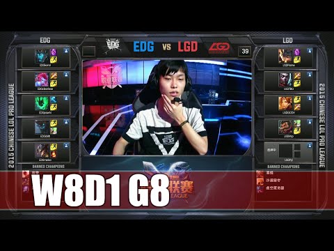 OP Series of LPL Summer 2015 Week 8: LGD Gaming vs Edward Gaming Game 2 | LGD vs EDG G2 W8D1 R2 ENG