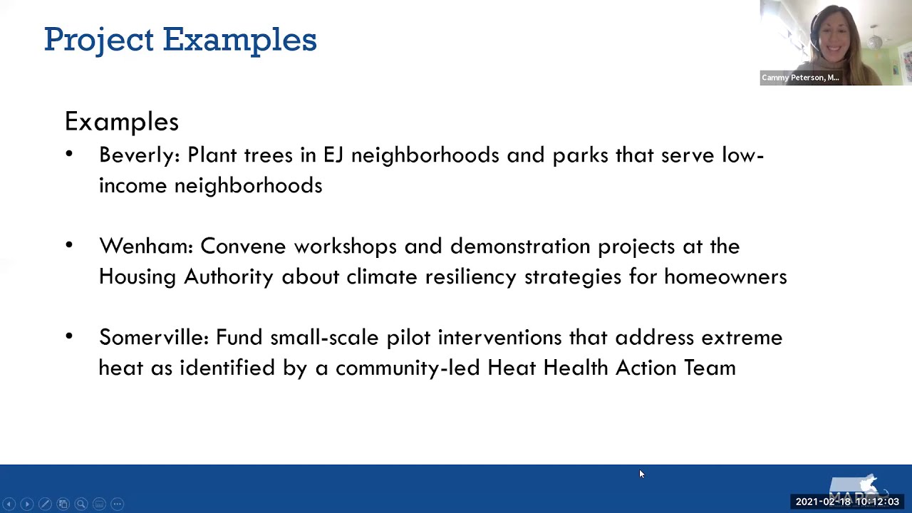 Informational Webinar: Winter 2021 Accelerating Climate Resiliency Grants