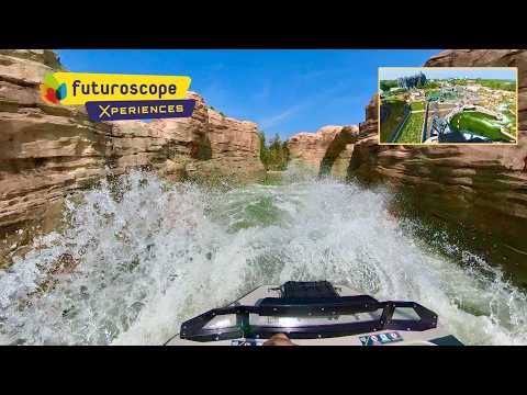 Mission Bermuda Futuroscope on-ride 💦: the new water coaster as if you were there