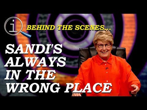 QI Behind The Scenes | Sandi's Always In The Wrong Place