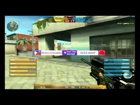 Crossfire WCG 2013 Grand Finals: MSI.EVO vs QCES.QQVIP on Ankara Game 4 (Over Time)
