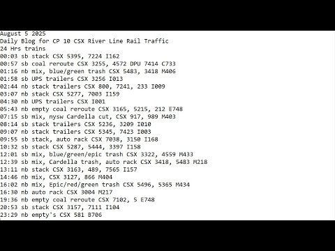 August 5 2025 BigTrains.TV CP 10