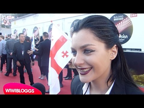 Eurovision 2015 red carpet: Nina Sublatti (Georgia) interview | wiwibloggs