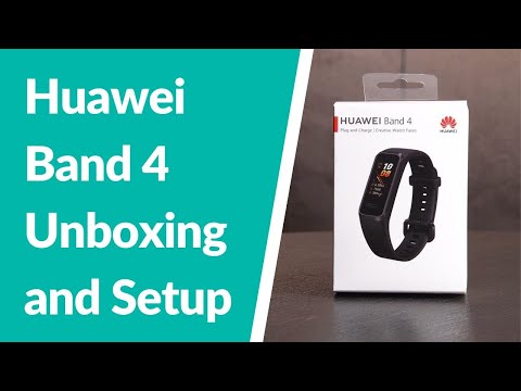 Huawei Band 4 Unboxing, Setup, First Impressions and Firmware Update.