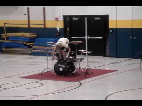 Shane Burke Talent Show Drum Solo Night Performance