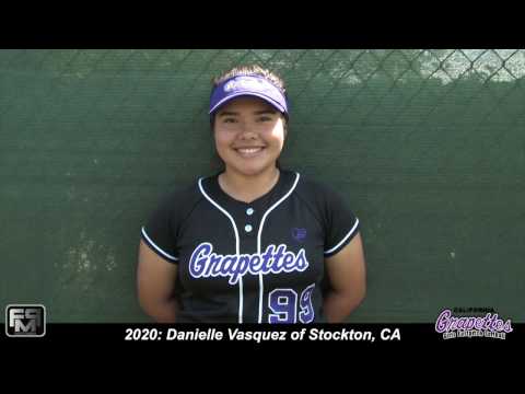 Committed SUU - 2020 Danielle Vasquez Power Hitting 3rd Base & 1st Base Softball Skills Video