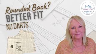 Rounded Back Adjustment Made Easy â No Darts! | My Retreat Sewing & Hand-Saving Tool