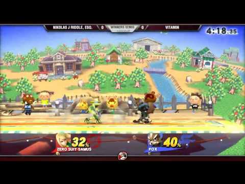 VS Weekly 7/7/16 - Winners Semis - NickRiddle (ZSS) vs. Vitamin (Fox) - Smash 4