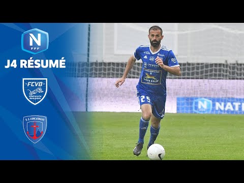 J4 I FC Villefranche B.  -  US Concarneau (1-1), le résumé I National FFF 2021-2022