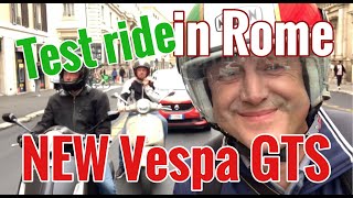 Download lagu NEW Vespa GTS! Test ride in Rome 13th October 2022. mp3