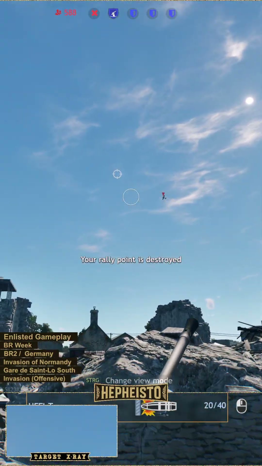 Engineer eliminates Plane FP-3 with 20mm AA Cannon