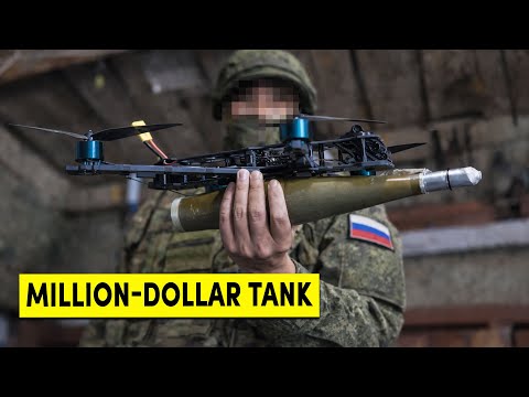 Russia Destroyed NATO's Million-Dollar Tank with This Drone, But How?