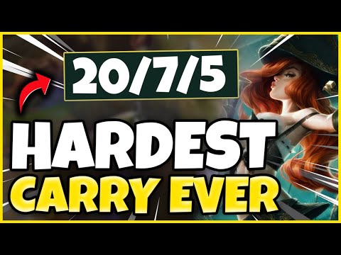 CHALLENGER 1V9 MANAMUNE COMET MISS FORTUNE | SEASON 11 LEAGUE OF LEGENDS