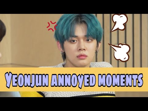 YEONJUN ANNOYED MOMENTS