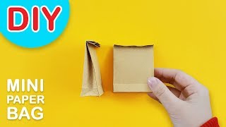 DIY Mini Paperbag or Grocery Bag (Easy Crafts Tutorial)