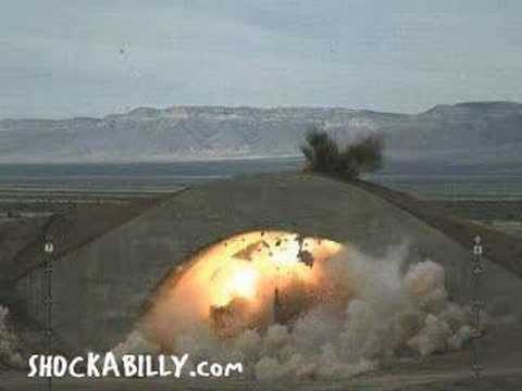 Bunker Buster Slow motion