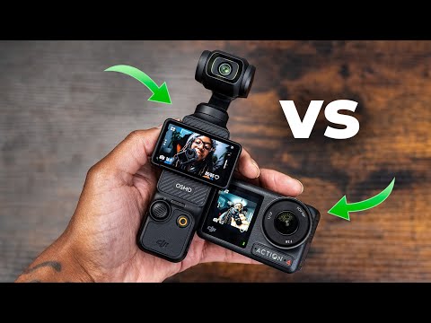 DJI Osmo Pocket 3 vs Osmo Action 4. Which For You?