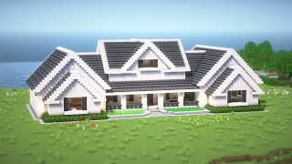 Minecraft: How To Build a Suburban House Tutorial(#11) | 마인크래프트 건축, 단독주택, 인테리어