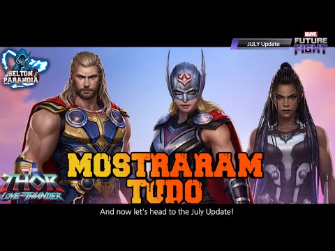 VÍDEO DE APRESENTAÇÃO DA ATUALIZAÇÃO V820 DO FILME THOR LOVE AND THUNDER - MARVEL FUTURE FIGHT