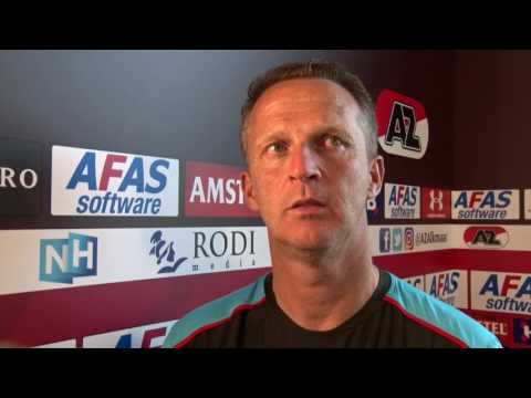 Van den Brom over AZ - FC Utrecht (Play-offs)