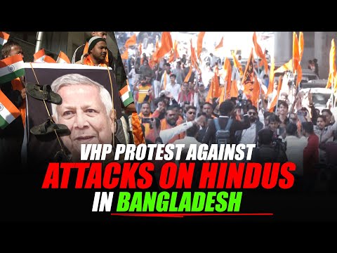 Nationwide protest by VHP against persecution of Hindu minorities in Bangladesh | India