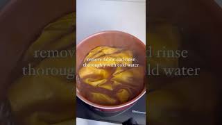 Did you know you can dye fabric with Turmeric? We tried it out using our newest :balance turmeric bl