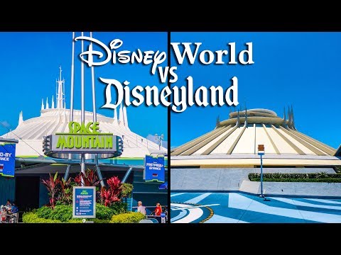 トップディズニーワールドの乗り物 vs ディズニーランドの乗り物 Pt 2 - トゥモローランド (Top Disney World Rides vs Disneyland Rides Pt 2 - Tomorrowland)