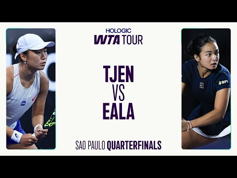 Janice Tjen vs. Alexandra Eala | 2025 Sao Paulo Quarterfinals | WTA Match Highlights