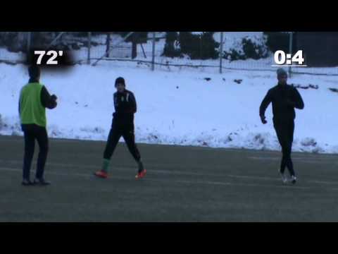 Adrian Haszczyc 0:4 (72') II Sparing Seniorów: Lubań T. - Płomień (07.02.2014r.