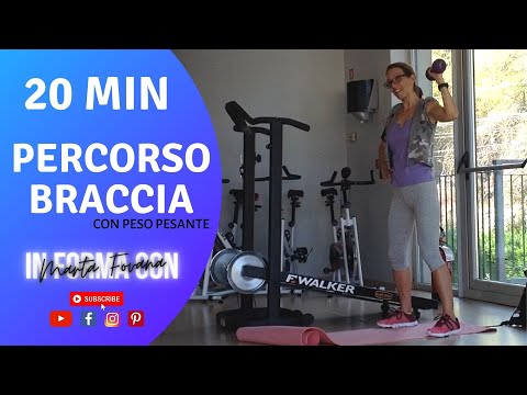 20 minute Workout - Circuito Parte Superiore Corpo // Senza Salti // Tonifica - Rassoda - Modella