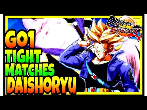 DBFZ Go1 ( Majin Buu Bardock Trunks ) vs daishoryu ( ssj Vegeta GT Goku 16 ) DRAGON BALL FIGHTERZ S3