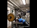140kg Reverse Grip Bench Press - Warm Up