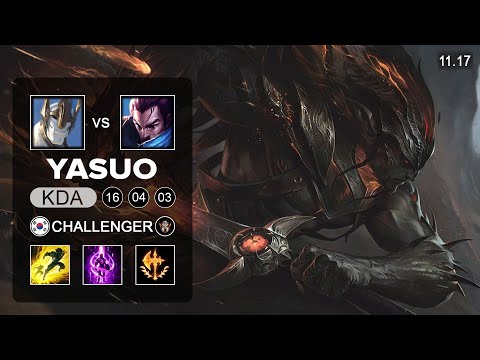 Pz ZZang Yasuo Mid vs Galio - KR Challenger - Season 11 Patch 11.17
