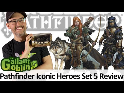 Iconic Heroes Set 5 Review - Pathfinder Battles Minis - WizKids/Paizo