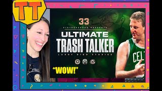Tina Tries Reacting - Larry Bird Stories That Prove He's The Best Trash Talker | First time reacting