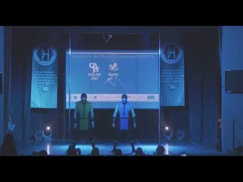 Pole Art Italy 2018 Dmitry Fedotov&Sergey Dyshlovoy//Mortal Kombat fight