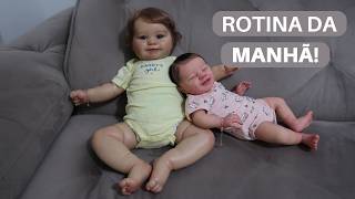 ROTINA DA MANHÃ COM A LUNA E AMÉLIA!
